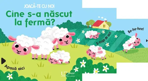 Joaca-te cu noi. Cine s-a nascut la ferma? (Quarto) – Carte pentru copii