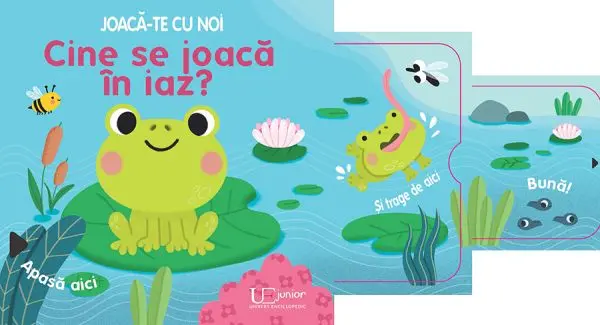 Joaca-te cu noi. Cine se joaca in iaz? (Quarto) – Carte pentru copii