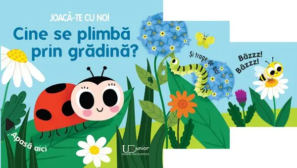 Joaca-te cu noi. Cine se plimba prin gradina? (Quarto) – Carte pentru copii