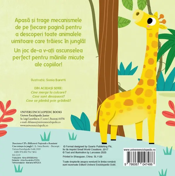 Joaca-te cu noi. Cine traieste in jungla? (Quarto) – Carte pentru copii