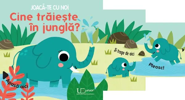 Joaca-te cu noi. Cine traieste in jungla? (Quarto) – Carte pentru copii