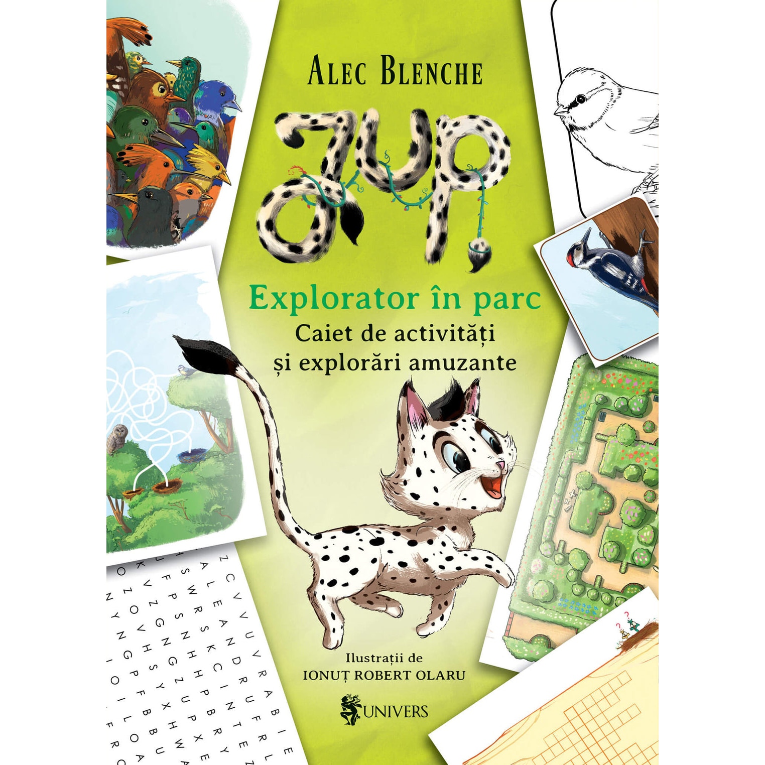 Jup. Explorator in parc. Caiet de activitati si explorari amuzante, Alec Blenche – Carte pentru copii