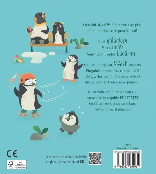 Lecții de politețe pentru pinguini (Usborne) – Carte pentru copii