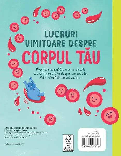 Lucruri uimitoare despre corpul tau (Usborne) – Carte pentru copii