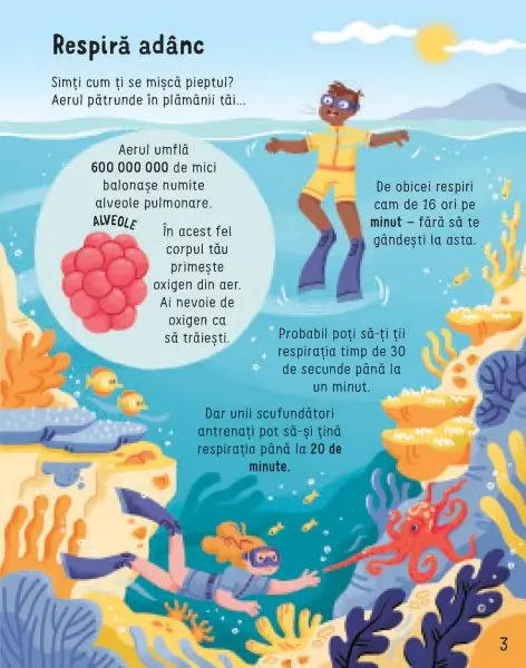 Lucruri uimitoare despre corpul tau (Usborne) – Carte pentru copii
