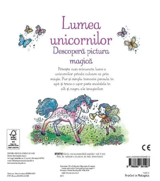 Lumea unicornilor. Descopera pictura magica (Usborne)