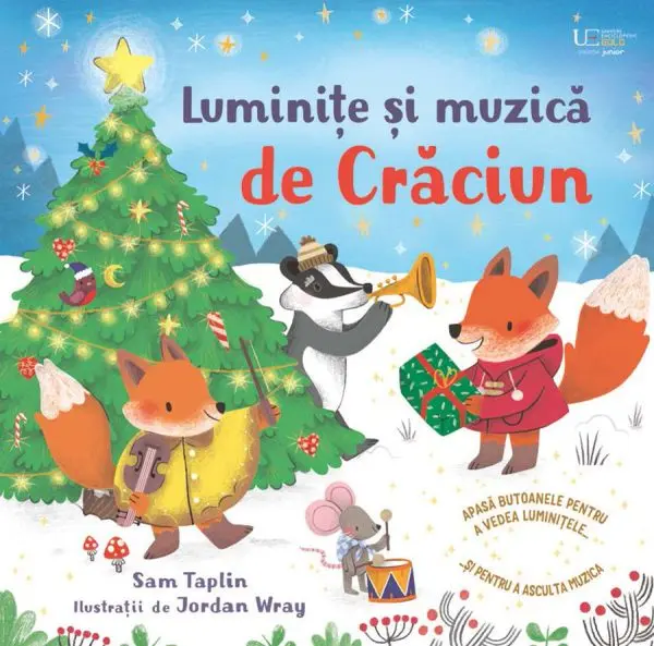 Luminite si muzica de Craciun (Usborne)