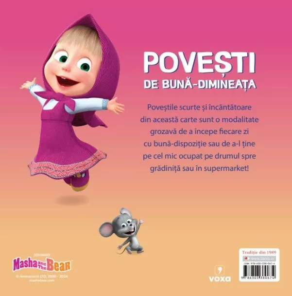 Masha si Ursul. Povesti de buna dimineata – Carte pentru copii