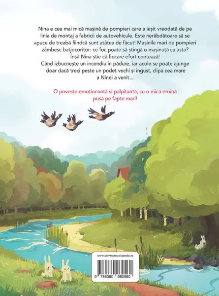 Masina de pompieri Nina – Carte pentru copii