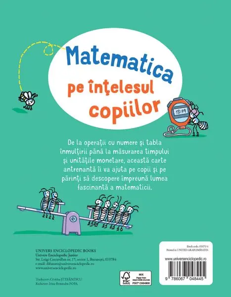 Matematica pe intelesul copiilor (Usborne) – Carte pentru copii