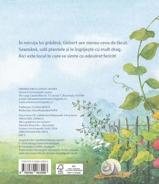 Mica gradina a lui Gisbert – Carte pentru copii