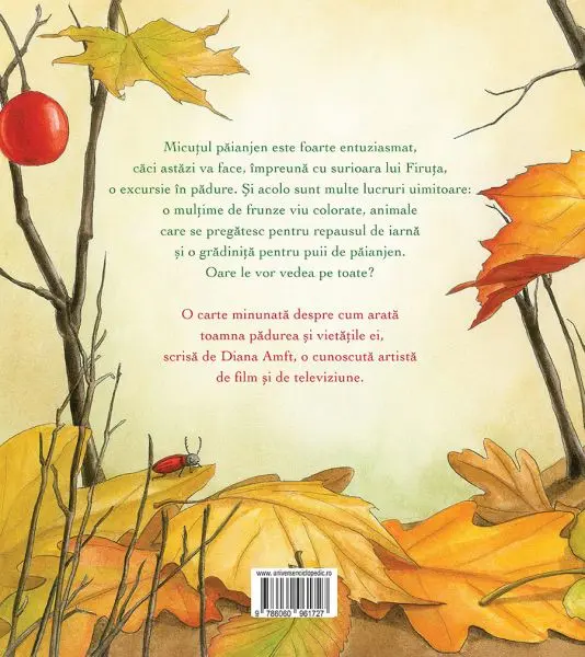 Micul paianjen Firicel.  Plimbarea prin padure – Carte pentru copii