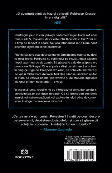 Minecraft: Insula – Carte pentru copii