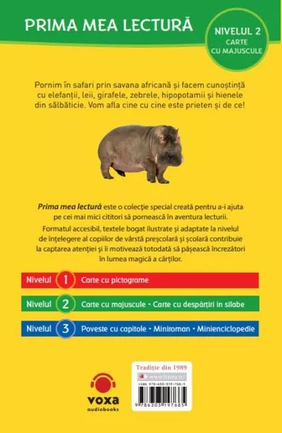 National Geographic Kids. Animale din Africa (Nivelul 2 Carte cu majuscule) – Carte pentru copii