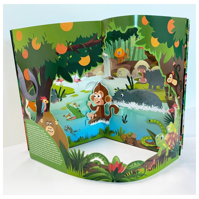 O lume minunată - Aventuri în junglă - Lola - maimuța descoperă jungla – Carte pentru copii