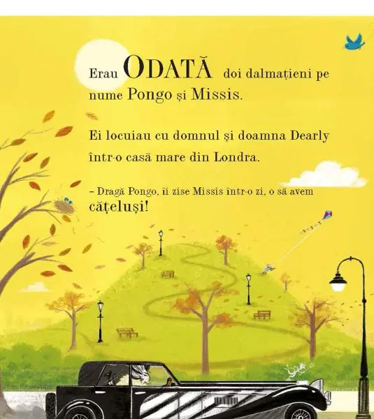 O suta unu dalmatieni – Carte pentru copii