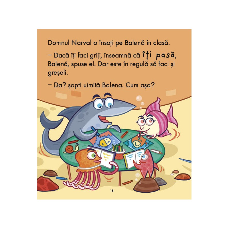 Oceanul Emoțiilor - Balena se simte îngrijorată – Carte pentru copii