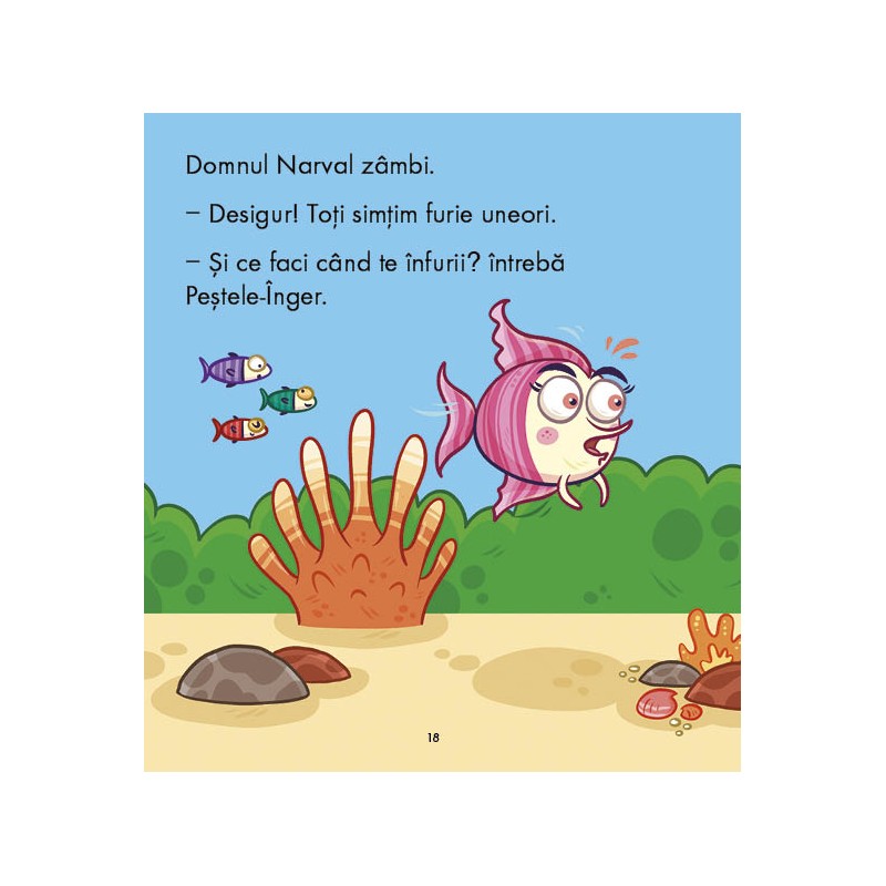 Oceanul Emoțiilor - Peștele-Înger se simte furios – Carte pentru copii