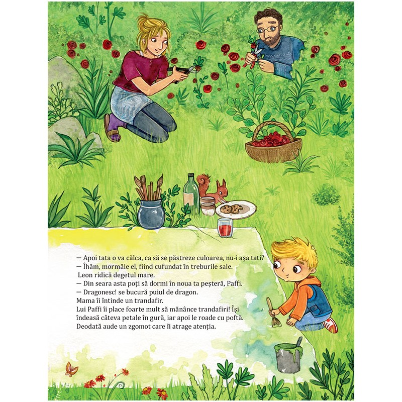 Paffi - puiul de dragon și pisoiul – Carte pentru copii
