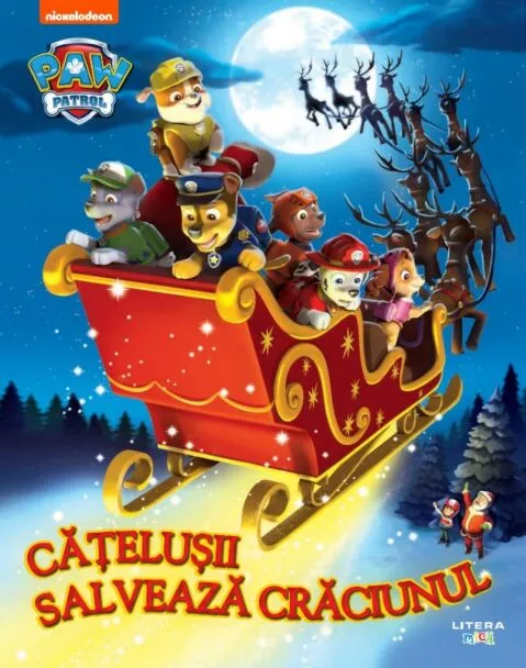 Patrula Catelusilor. Catelusii salveaza Craciunul – Carte pentru copii