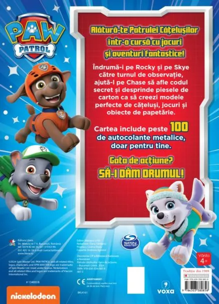 Patrula Catelusilor. Gata de actiune! Activitati si piese detasabile – Carte pentru copii