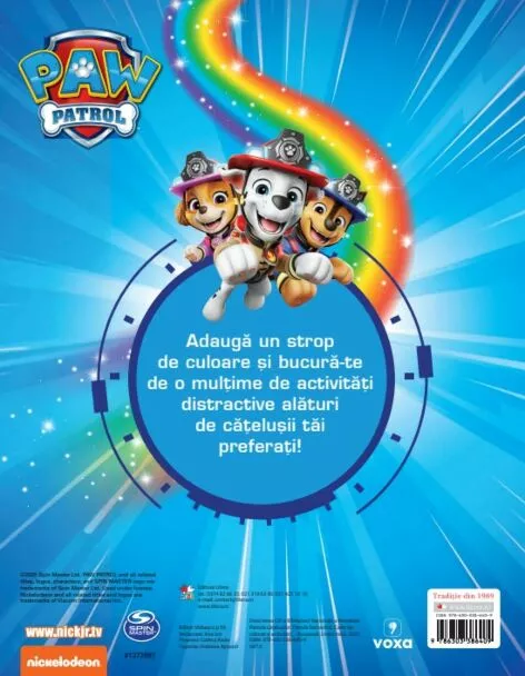 Patrula Catelusilor. Patrula fantastica. Carte de colorat si activitati – Carte pentru copii