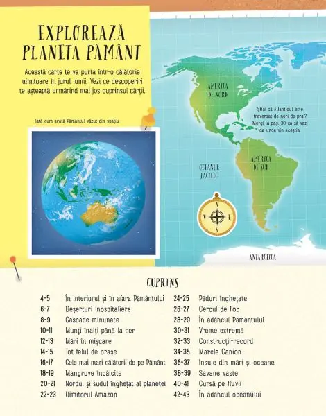 Planeta Pamant. Carte de activitati (Usborne) – Carte pentru copii