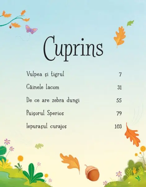 Povesti cu animale pentru copii (Usborne) – Carte pentru copii