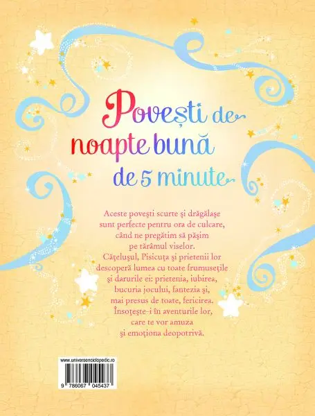Povesti de noapte buna de 5 minute (Usborne) – Carte pentru copii