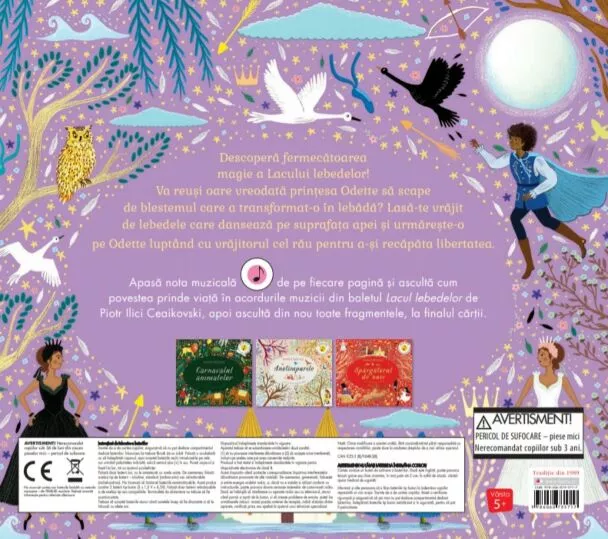 Povești muzicale. Lacul lebedelor – Carte pentru copii