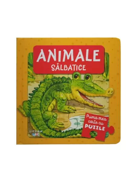 Prima mea carte cu puzzle. Animale salbatice – Carte pentru copii