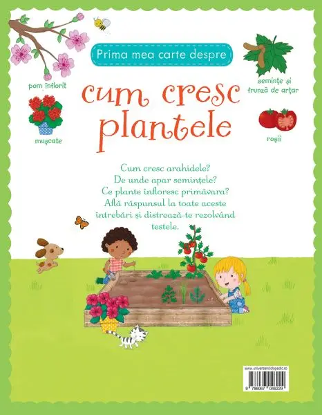 Prima mea carte despre cum cresc plantele (Usborne) – Carte pentru copii