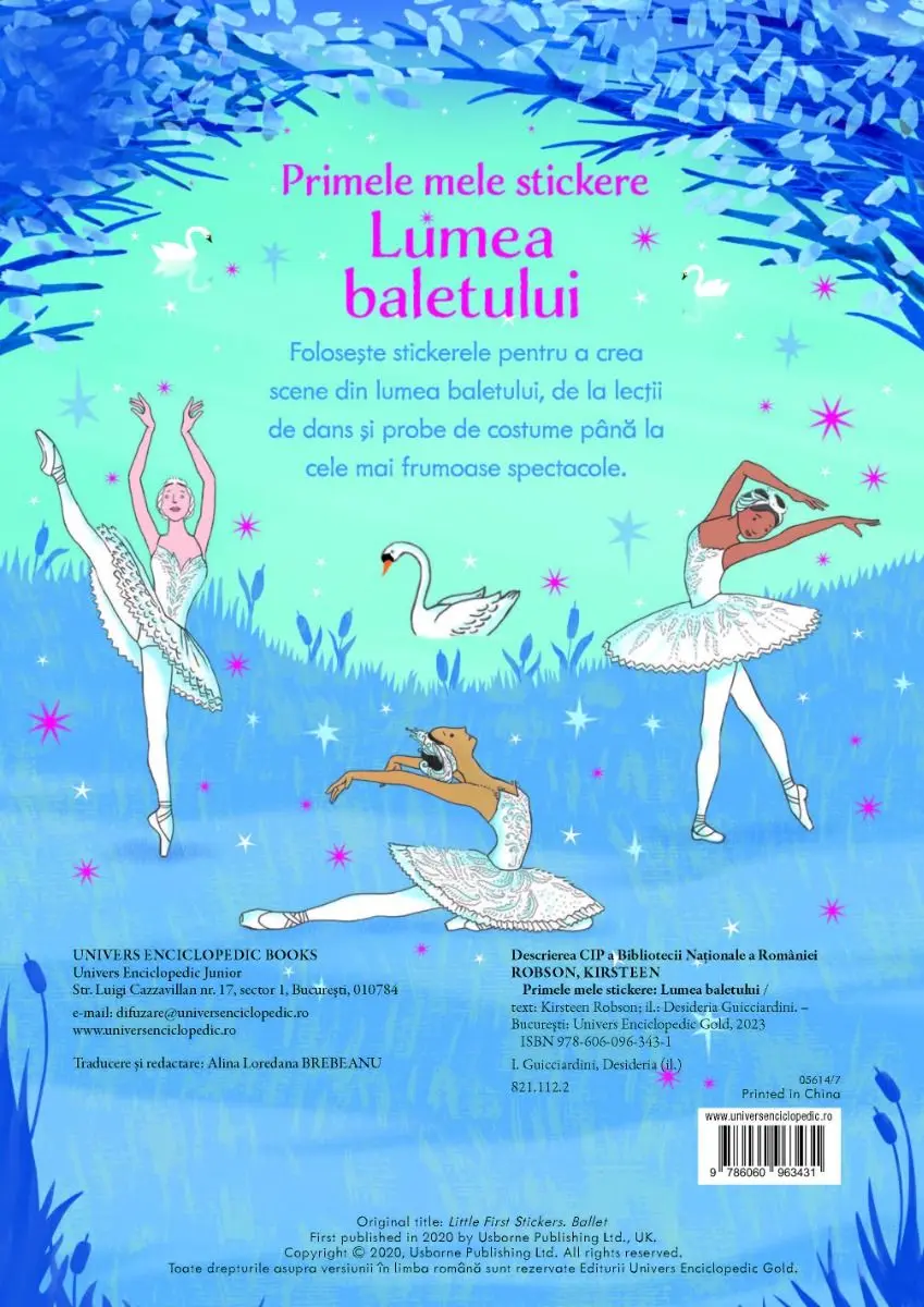 Primele mele stickere. Lumea baletului (Usborne) – Carte pentru copii