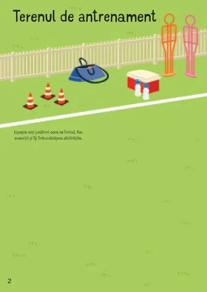 Primele mele stickere: Meciul de fotbal (Usborne) – Carte pentru copii