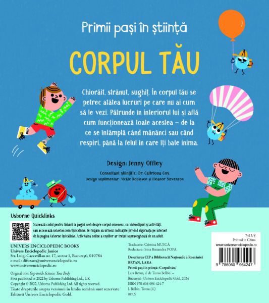 Primii pasi in stiinta: Corpul tau (Usborne)