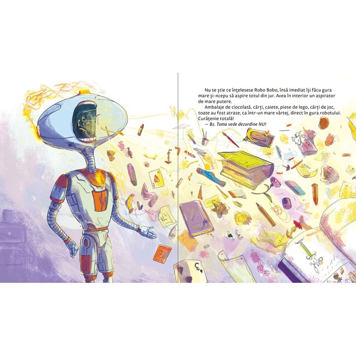 Robo Bobo face ordine in camera, Olina Ortiz – Carte pentru copii