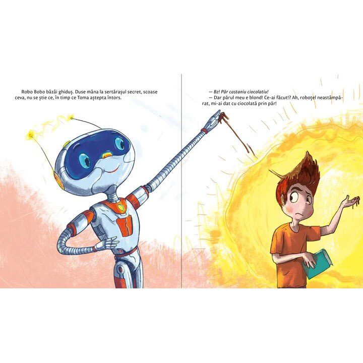 Robo Bobo isi face temele, Olina Ortiz – Carte pentru copii