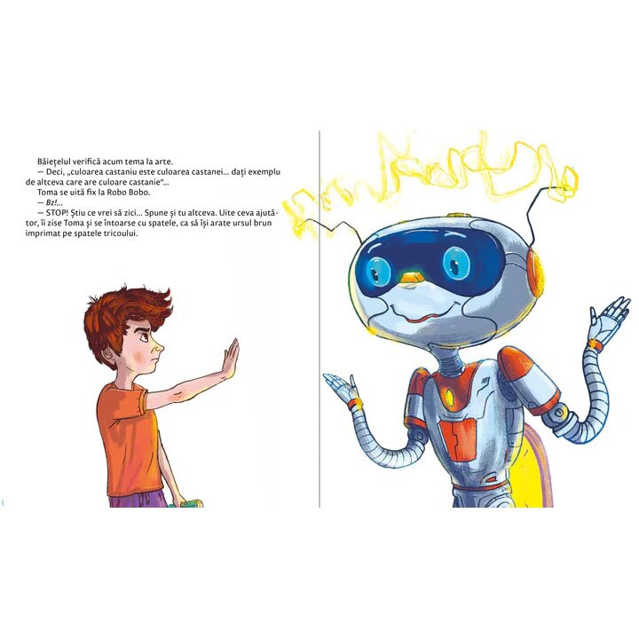 Robo Bobo isi face temele, Olina Ortiz – Carte pentru copii