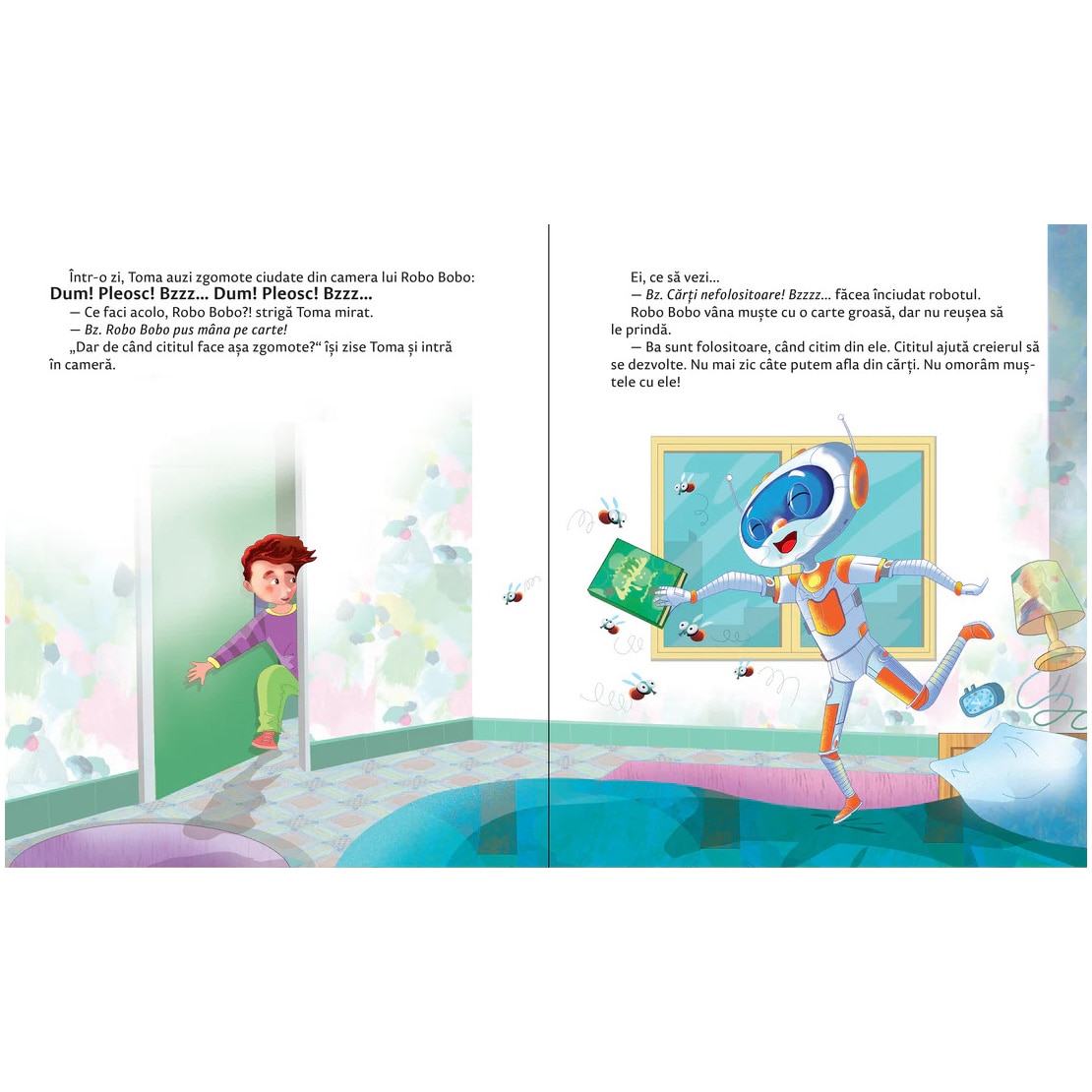 Robo Bobo iubeste cartile, Olina Ortiz – Carte pentru copii