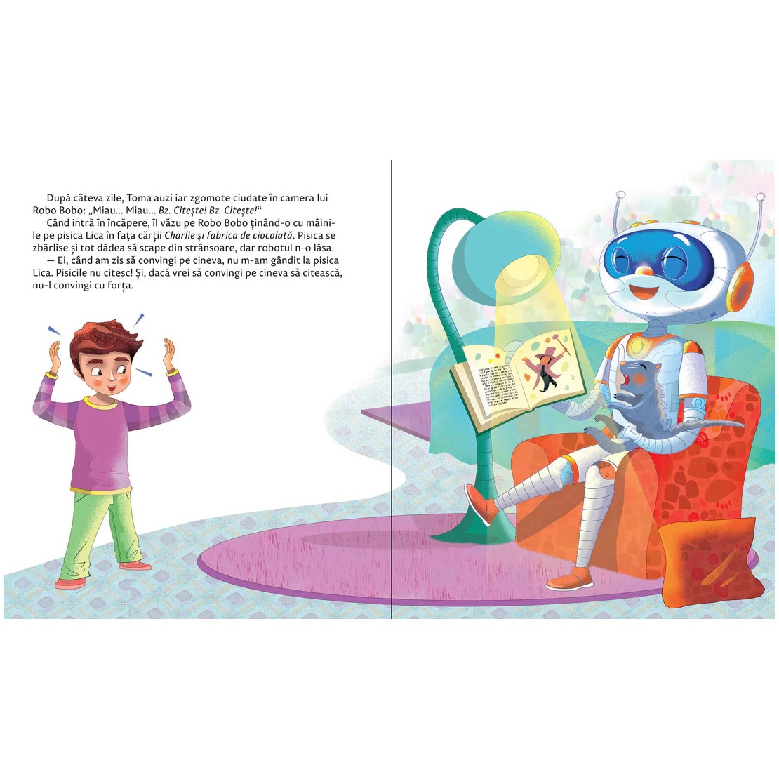 Robo Bobo iubeste cartile, Olina Ortiz – Carte pentru copii