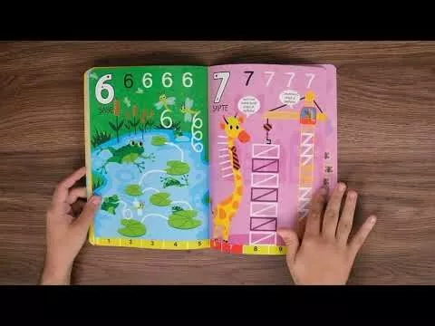 Scrie, sterge, repeta! Numere. Carte de activitati reutilizabila – Carte pentru copii
