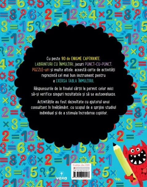 Tabla inmultirii. Activitati pentru copii isteti – Carte pentru copii