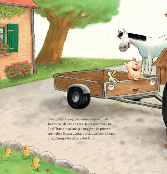 Tractorasul e gelos – Carte pentru copii