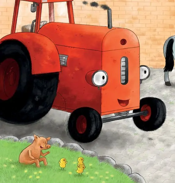 Tractorasul este speriat – Carte pentru copii