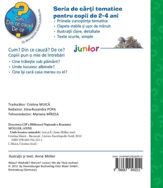 Unde locuiesc animalele? – Carte pentru copii