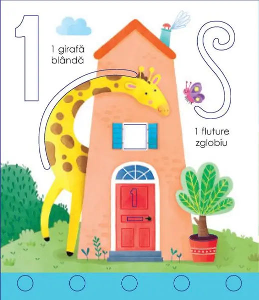 Urmareste cu degetul 123 (Usborne) – Carte pentru copii