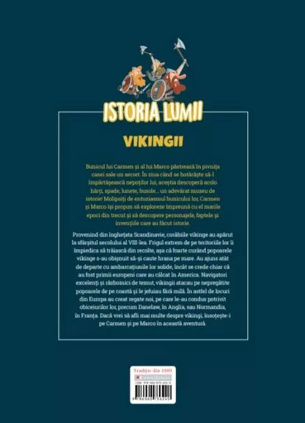Volumul 17. Istoria lumii. Vikingii – Carte pentru copii