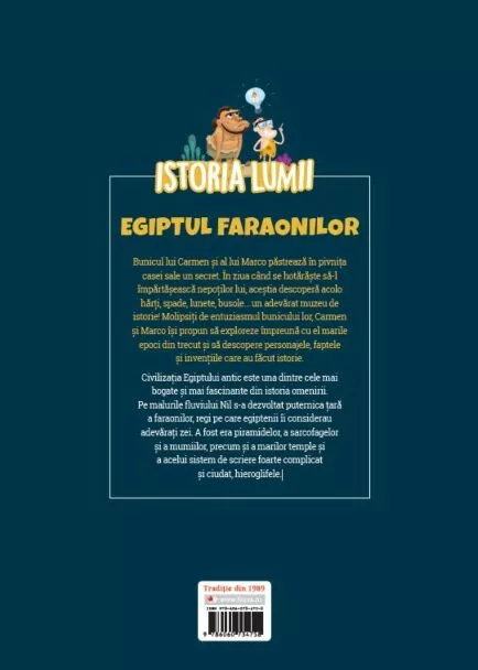 Volumul 2. Istoria lumii. Egiptul faraonilor – Carte pentru copii