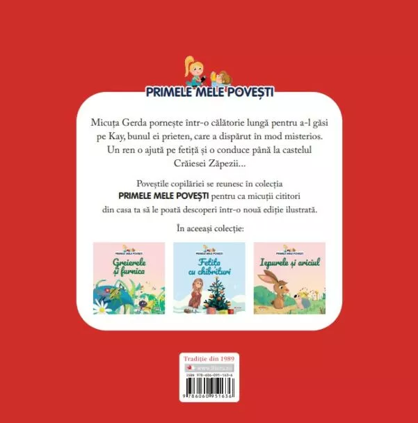Volumul 25. Primele mele povesti. Craiasa Zapezii – Carte pentru copii