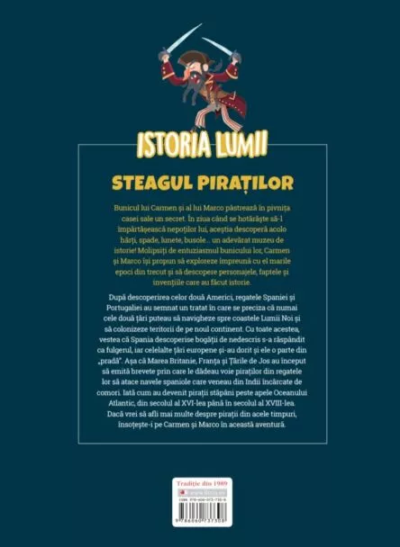 Volumul 31. Istoria lumii. Steagul piratilor – Carte pentru copii